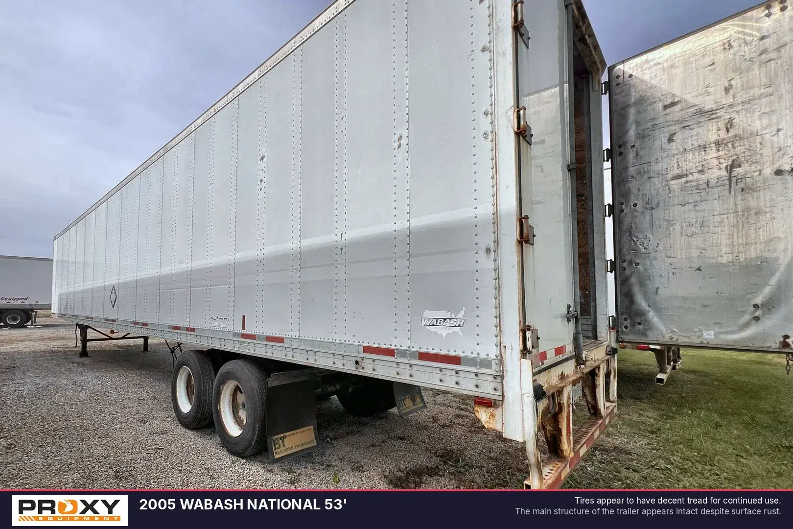 Used 2005 WABASH NATIONAL 53' Box Trailers Indiana US | Proxy Equipment #1385061