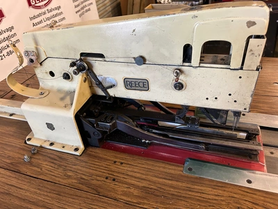 Used Reece Model 42 Industrial Automatic Pocket Welt/Welting/Buttonhole Machine