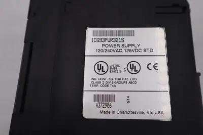 GE FAUNC IC693PWR321S POWER SUPLY MODULE STOCK #L-550-C