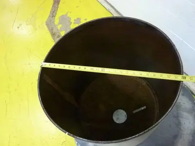 USED METAL FABRICATOR HOPPER289