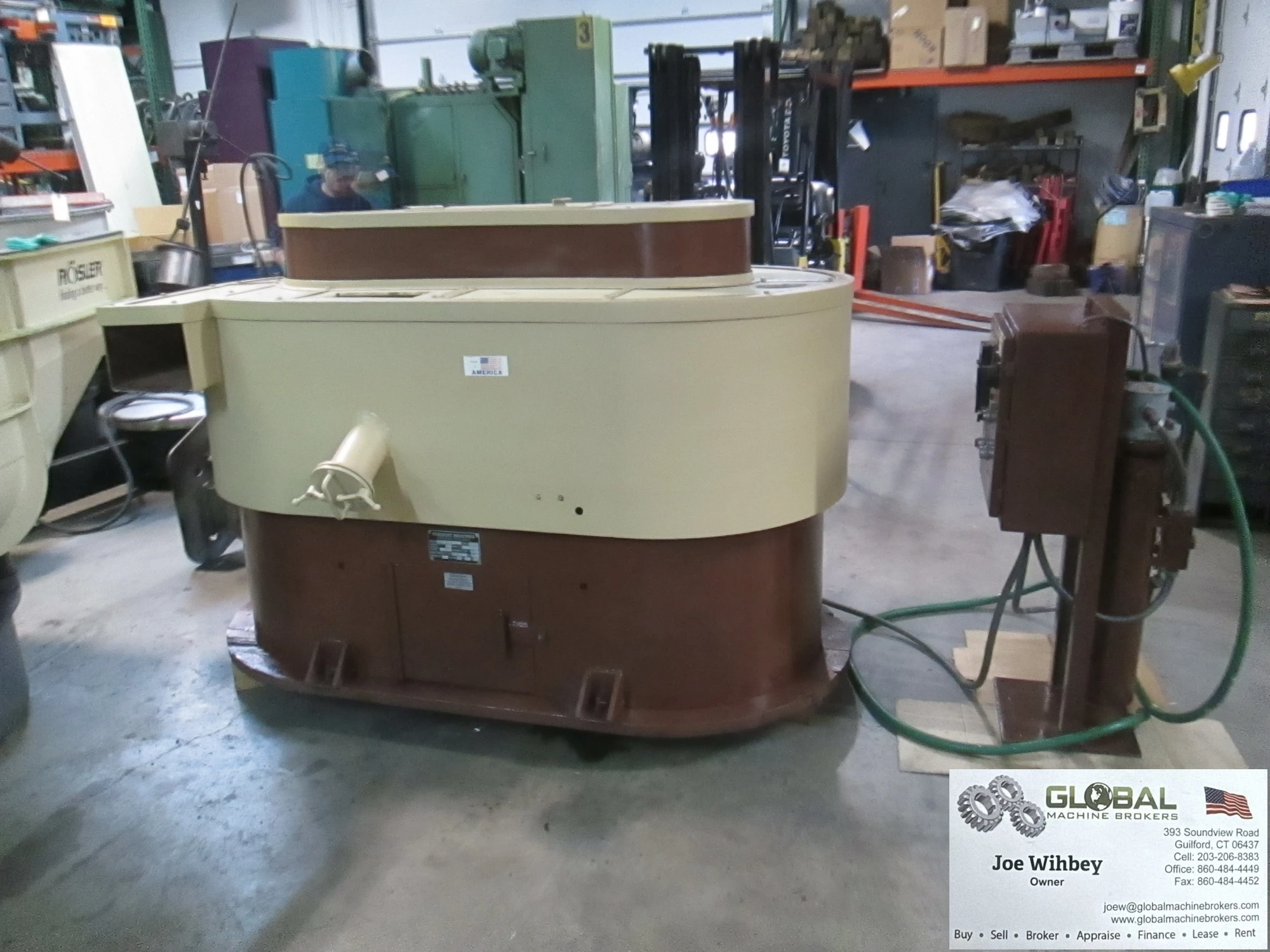 Rosemont Industries RDO 10.8 Oval-Tub Vibratory Finishing Bowl Cob Dryer