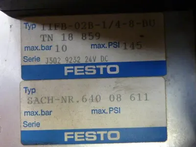 USED FESTO IFB8-02