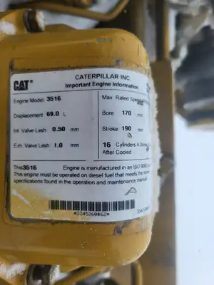 Used CATERPILLAR 3516 Generators British Columbia CA | Lenmark #914110