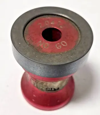 Tungsten Carbide Plug Gage 2.0472" No Go Inspection Measurement