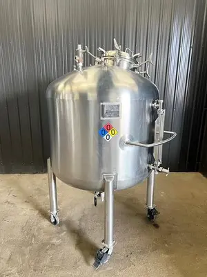Used 300 Gallon Tank (Vessel), 316 Stainless Steel