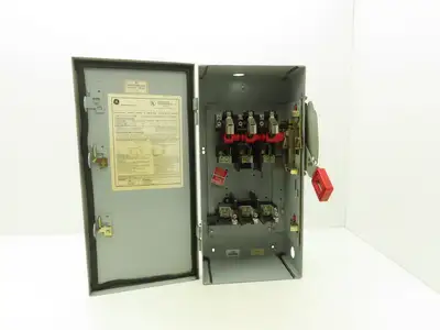 General Electric TH3362J Model 10 GE Safety Disconnect Switch 60A 600VAC