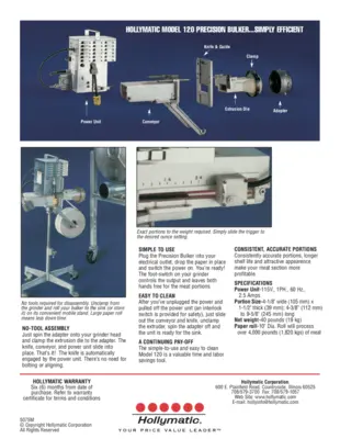 Used HOLLYMATIC _UNKNOWN_ Forming Machine Pennsylvania US | MS Restaurant and Equipment Sales #1061666