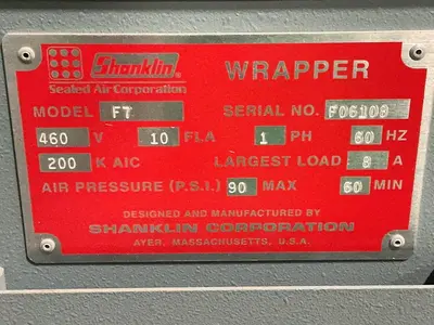 Used SHANKLIN F7 Miscellaneous Packaging Equipment Ohio US | HGR 24 #1446112