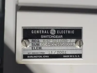 25kV 1200A 3ph Switchgear Unit w/ (2) Power Vac Breaker VB1 27.0-16-0