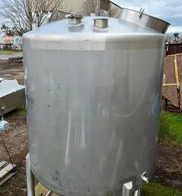 Tank, 525 Gallon, S/St, Sprinkman, Dish Top, Cone Bottom #S744972