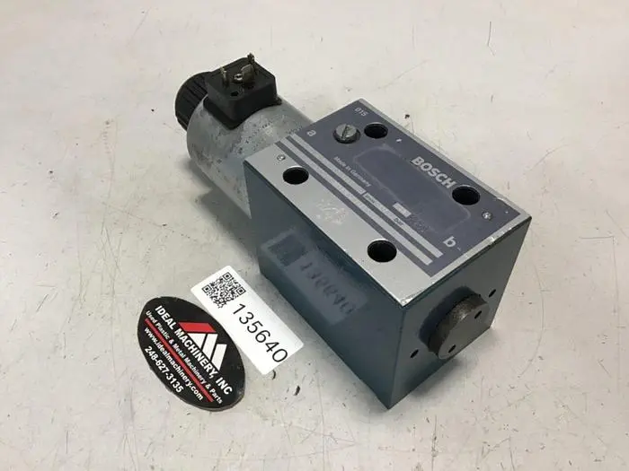 Used BOSCH 0 810 001 825 Valves/Fittings Michigan US | Ideal Machinery #601998