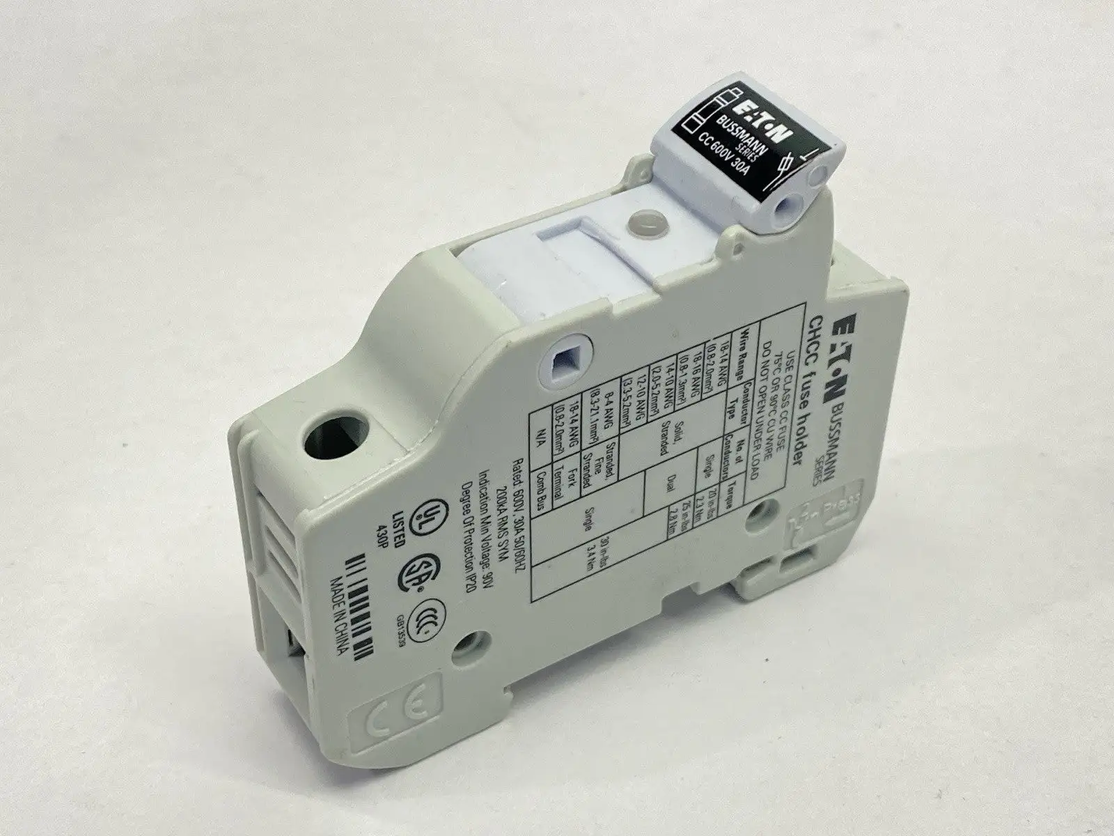 USED EATON, BUSSMANN CHCC