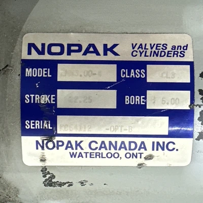 New | in-Stock NOPAK ENN3.00-4 Cylinders Indiana US | J&J Industrial Supply #1310757