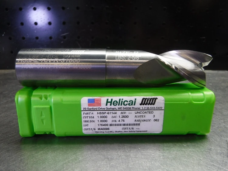 New | in-Stock HELICAL SOLUTIONS _UNKNOWN_ Carbide Endmills Michigan US | Superior Machine & Tool Inc #215094