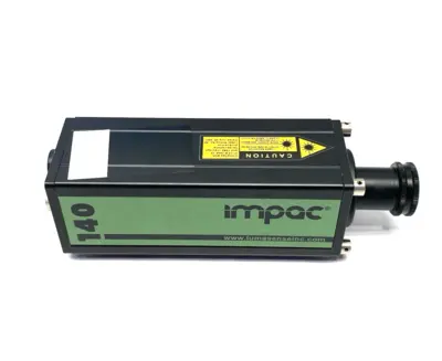 USED LUMASENSE IMPAC IGA 140 DIGITAL PYROMETER, NON-CONTACT, 300 TO 1300°C