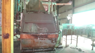 Toyota 8,000 lb Aluminum Holding Furnace, Aluminum