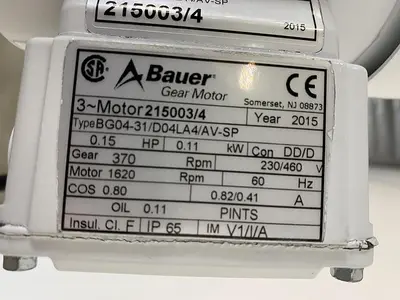 USED 2014 ALLEGHENY BRADFORD 171 LITER STAINLESS STEEL JACKETED REACTOR 45 PSI W/ AGITATOR