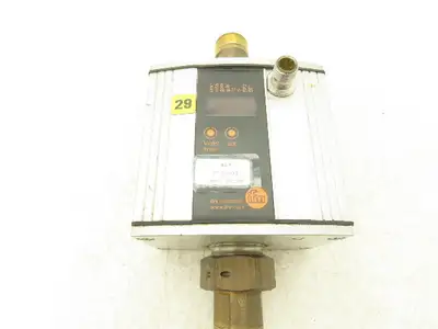 IFM SU8200 Ultrasonic Digital Flow Meter 0-100L/Min 24VDC
