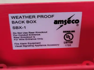 NEW AMSECO SBX-1