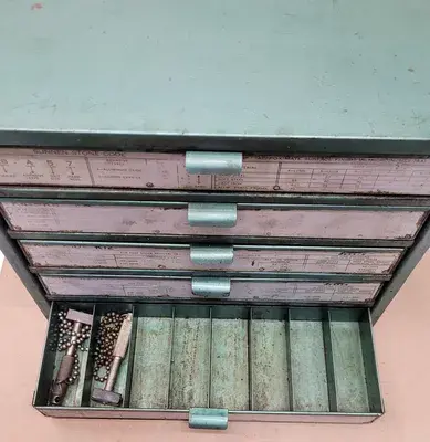 USED SUNNEN CABINET - 5 DRAWER