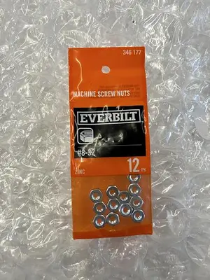 LOT OF MISC. FASTENERS, BOLTS, WASHERS, AND NUTS