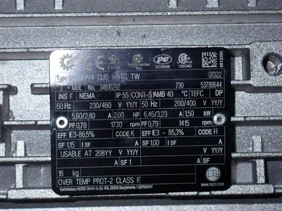 Used NORD DRIVE SYSTEMS SK90LP/4CUS145TCTW Motors (misc) Ohio US | HGR 24 #1128402