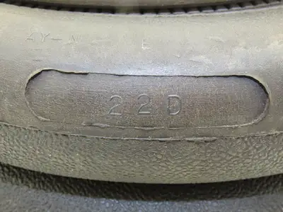 Firestone 22D W01-358-7180 Airide Air Spring Air Bag 12" OD 9" Plate