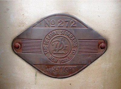 (2) De Laval 272 cold milk separators, nickel alloy.
