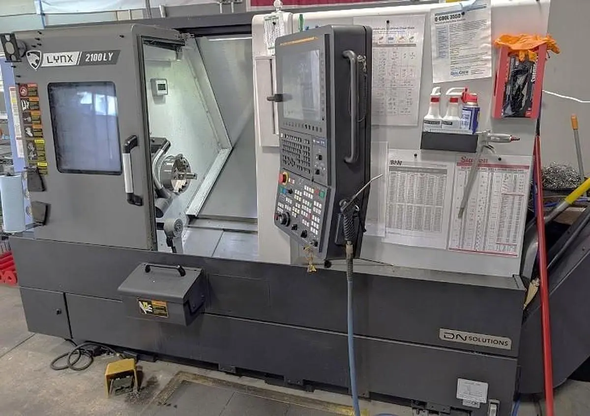 Used 2023 DN SOLUTIONS LYNX 2100LYA CNC Lathes California US | Legacy CNC Machinery, LLC #1493437