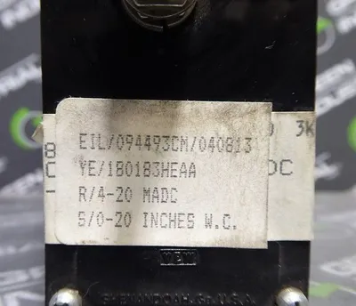Yokogawa YE/180183HEAA Indicator 0 - 20 Inches W.C. EIL/094493CM/040813 Used