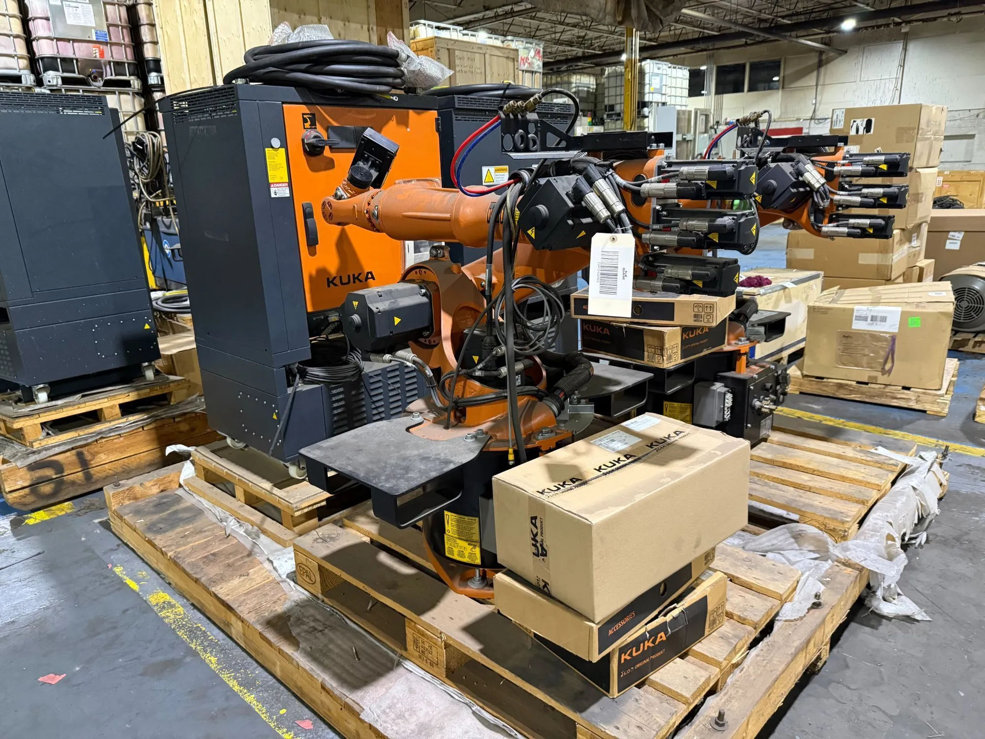 New | in-Stock 2015 KUKA KR16 L6-2 + KR C4 NA Robots Michigan US | iGAM Industrial Marketplace #1173939