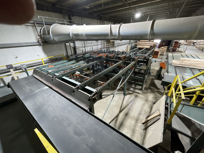 Automated Lumber Handling 12' Six-Strand Chain Deck