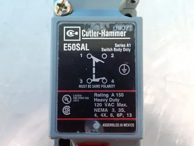 Used CUTLERHAMMER E50SAL Switch Parts Ohio US | HGR 24 #798781