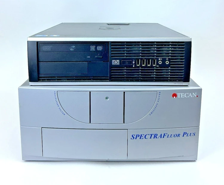 Used Tecan Tecan SPECTRAFluor Plus, HP Compaq 6000 Pro, Dell 1707FPc Medical Equipment - Other California US | ANACAPA EQUIPMENT BROKERS, INC #447537