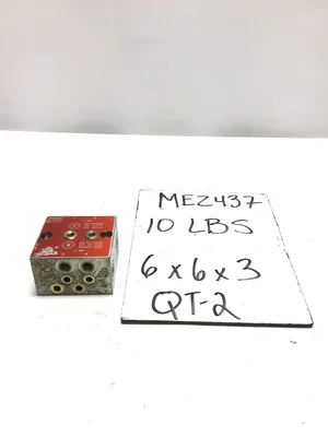 DropsA 672300 Feeder Block Valve 4 Out 0.25-3 C.C