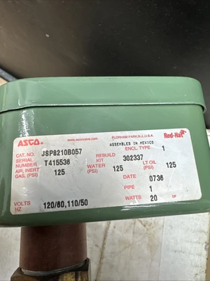 New | in-Stock ASCO JSP8210B057 Valves/Fittings Indiana US | J&J Industrial Supply #1271388