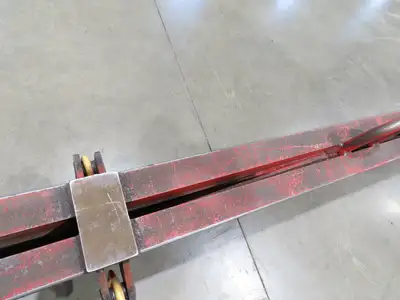 10000 Lb Rigging Lifting Beam Spreader Bar 11-Hook 215" Spread Center Lift