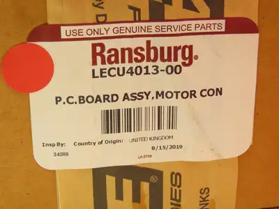 Ransburg LECU4013-00 PCB Circuit Board Motor Control Assy