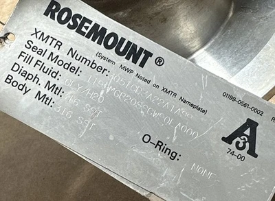 USED Rosemount 3051CD3A22A1AS9