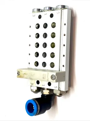 USED FESTO MANIFOLD RAIL 6-STATION G1/4 10BAR 566622