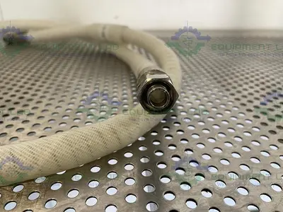 USED SAINT GOBAIN STHT-W-0500 72" SILICONE HOSE W/ 3/4" NPT FITTING