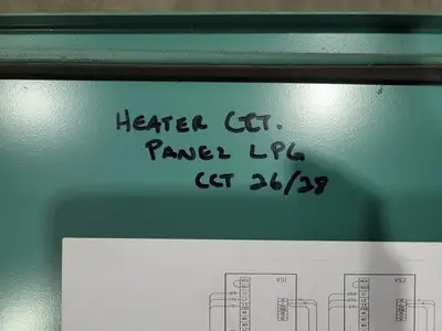 Control Panel w/ 2.0 KVA Transformer 9TB1B0156, 40A, 600V Disconnect Switch