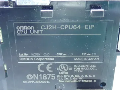USED OMRON CJ2HCPU64EIP