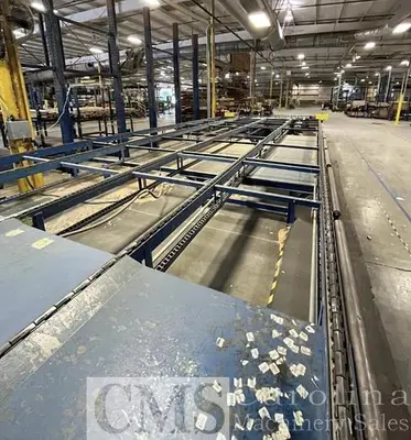 USED NEWMAN K-20 TRIM SAW WITH INFEED DECK