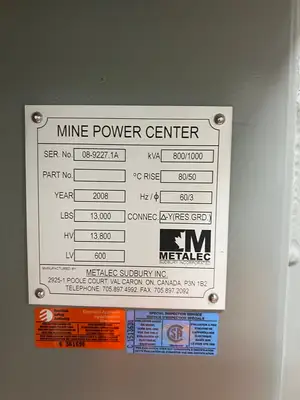 Used 2008 METALEC _UNKNOWN_ Transformers British Columbia CA | Lenmark #1426436