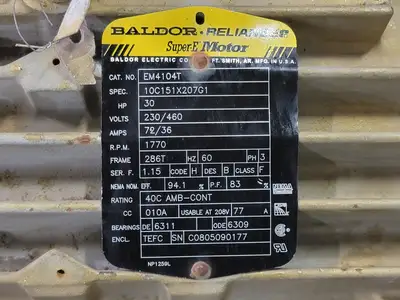 USED BALDOR EM4104T-5