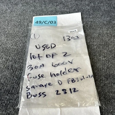 Used Square D FB361-1M Misc Electrical & Power Parts California US | Davliegogo LLC #1710242
