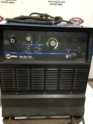 USED MILLER ELECTRIC ✅ MODEL: GOLD STAR 652