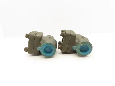 Sharpe 24834 Piston Check Valve Class 800 Steel 1" FNPT Threaded  Lot of 2
