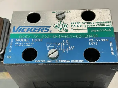 USED VICKERS DG4V-3S-22A-M-U-HL7-60-EN490